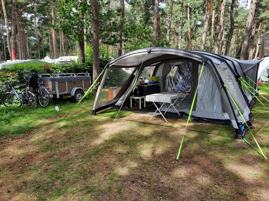Kampa Croyde 6 air + verlengstuk + muskietennet, Ophalen, Gebruikt, Tot en met 6