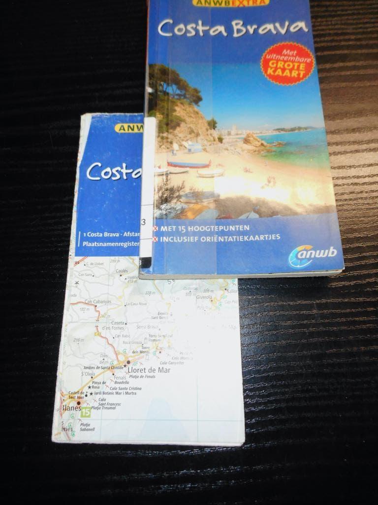 ANWB extra resigids Costa Brava met kaart, Gelezen, ANWB, Europa, Ophalen of Verzenden