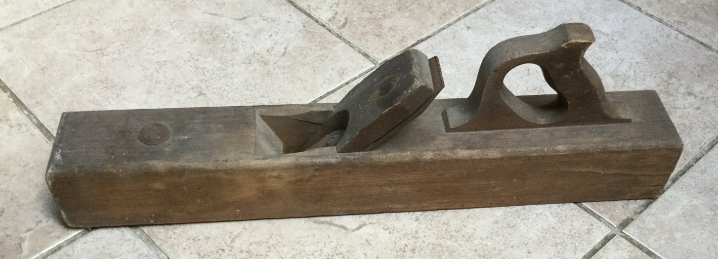 Antieke houten schaaf - Vintage gereedschap, Antiek en Kunst, Ophalen of Verzenden