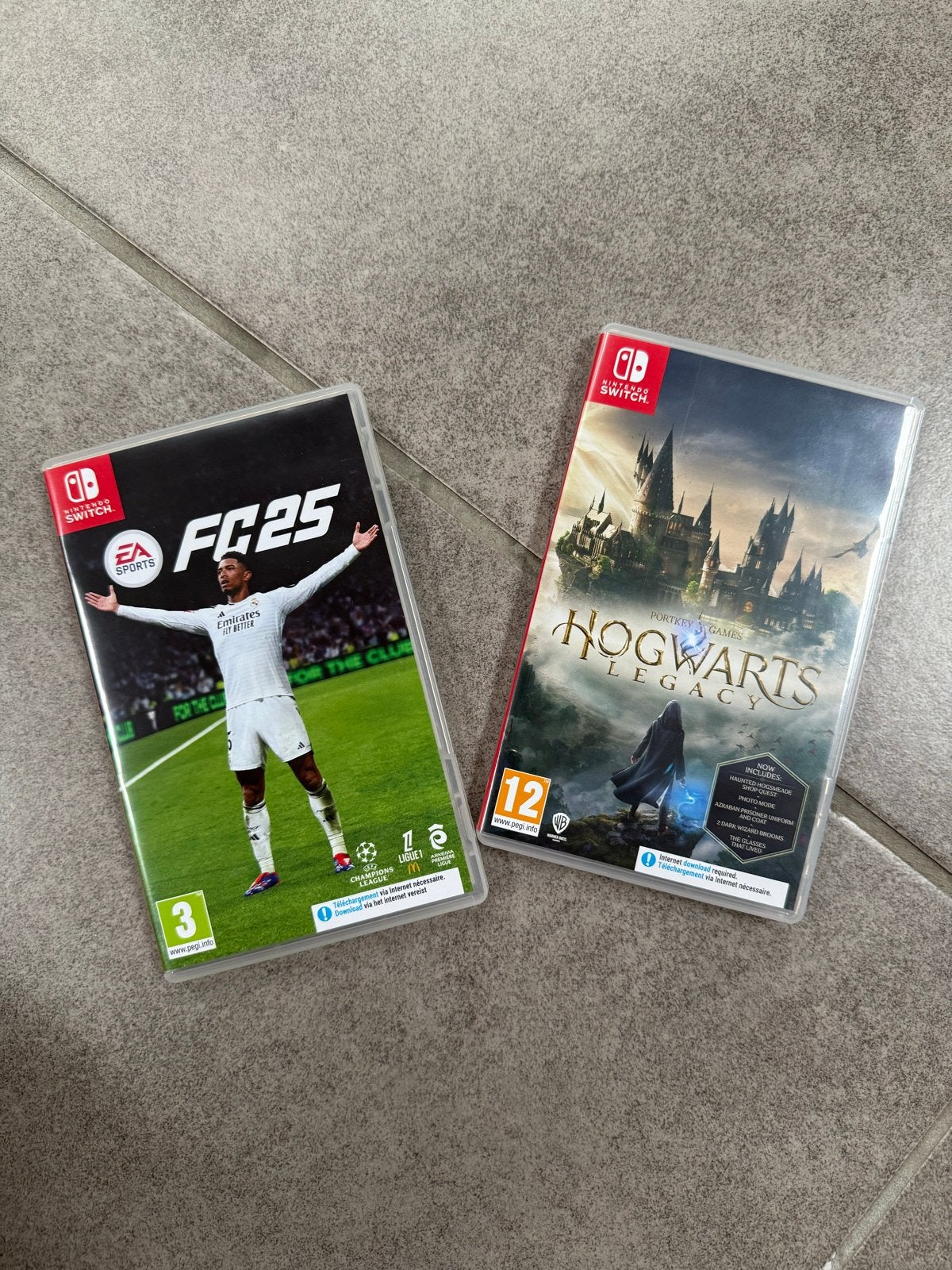 FC25 & Hogwarts Legacy Nintendo Switch games, Spelcomputers en Games, Games | Nintendo Switch, Online, 1 speler, Ophalen of Verzenden