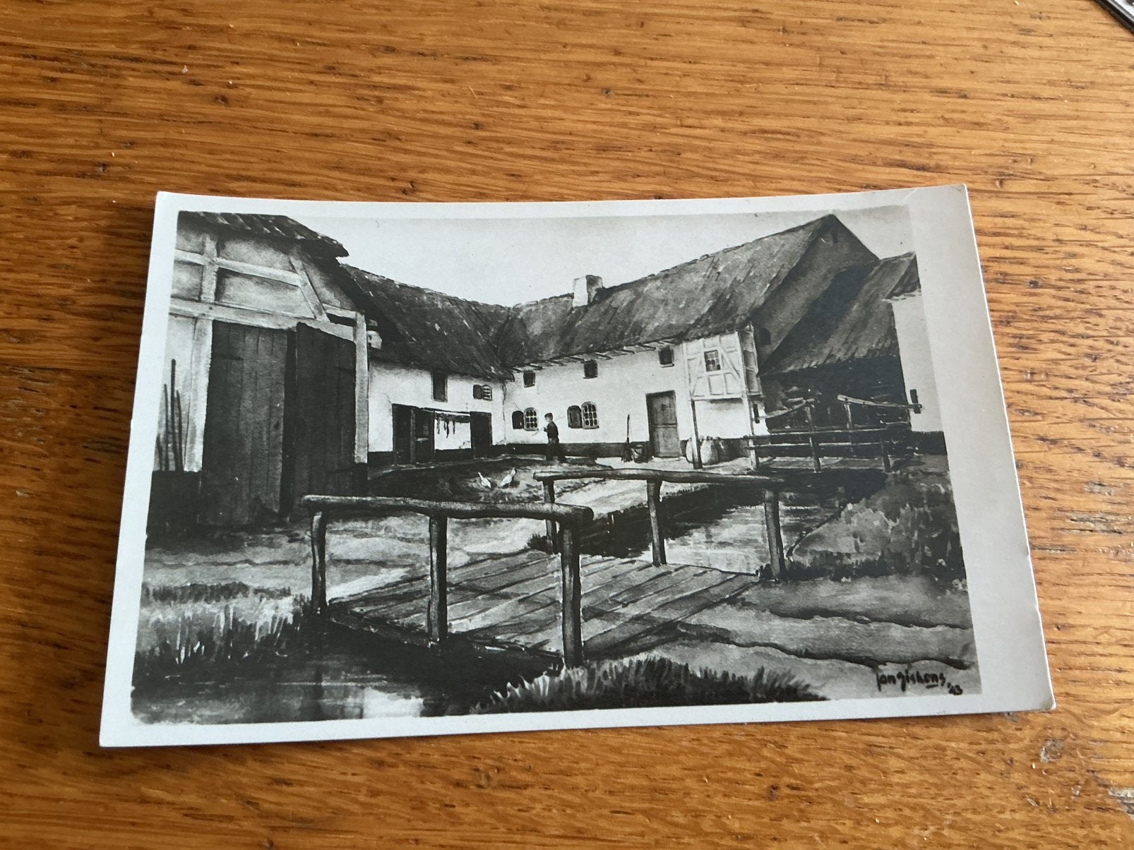 V194 Munstergeleen huis de Molen, Verzamelen, Ansichtkaarten | Nederland, Ophalen of Verzenden, Zuid-Holland