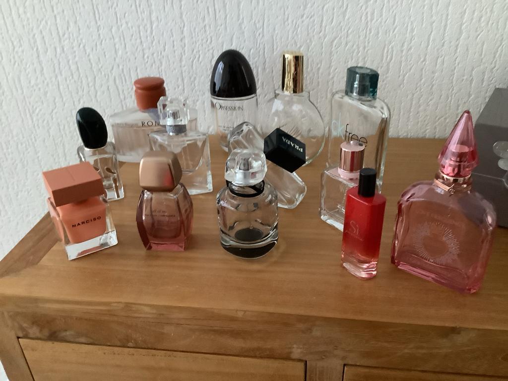 Lege parfumflesjes - Diverse merken, Ophalen of Verzenden, Gebruikt