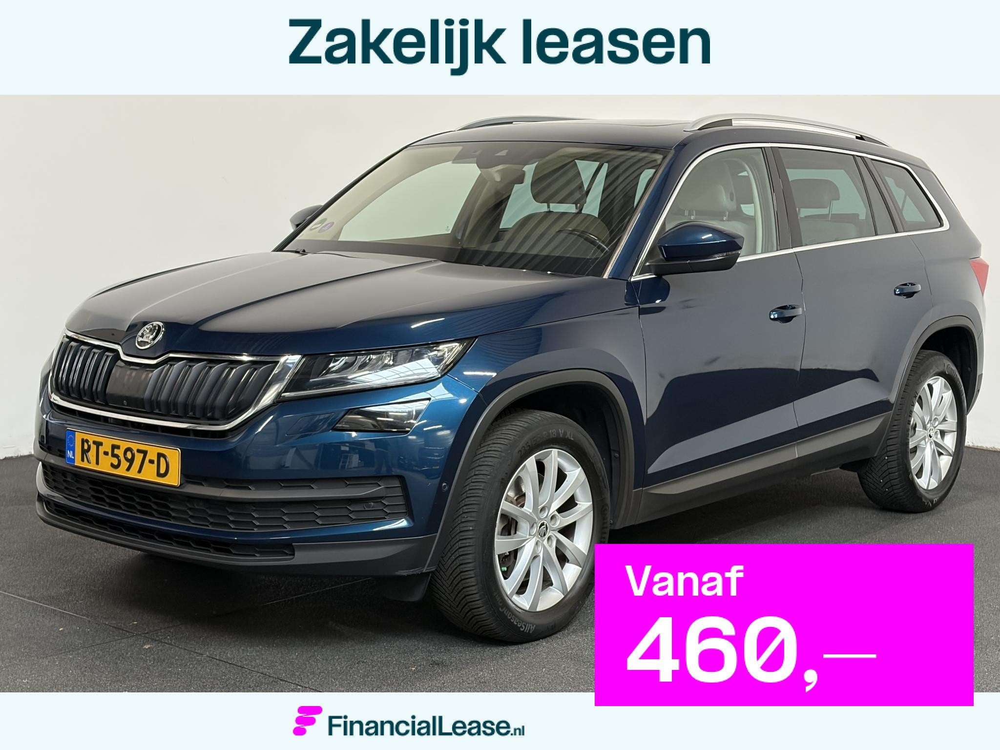 Skoda Kodiaq 2.0 TSI 4x4 Style Business 7 PERSOONS Elektrisc, Automaat, Gebruikt, 4 cilinders, 7 stoelen