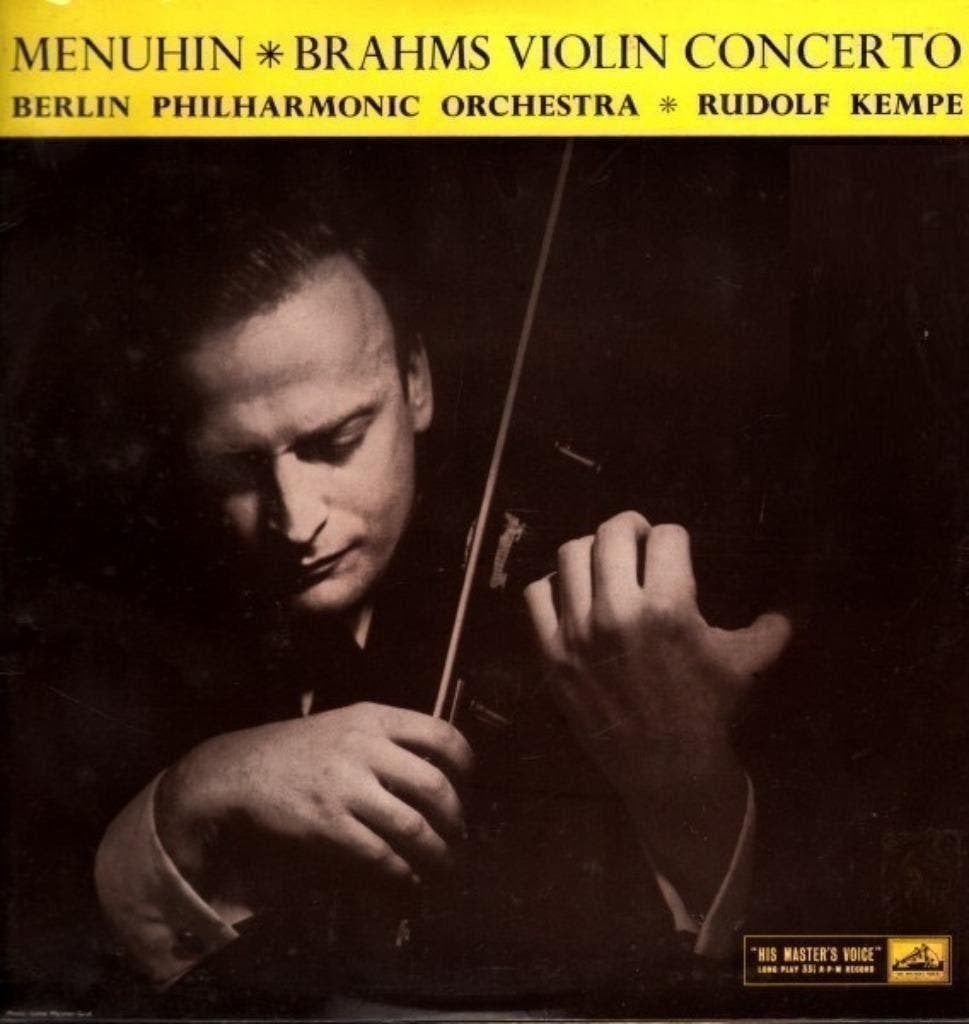 Brahms Yehudi Menuhin Violin Concerto, Kamermuziek, Ophalen of Verzenden, Zo goed als nieuw, 12 inch
