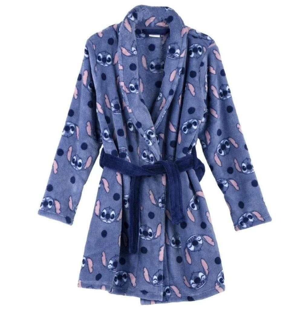 Stitch fleece Badjas - Maat 110 - 116 - Disney Ochtendjas, Nacht- of Onderkleding, Meisje, Nieuw, Disney Stitch