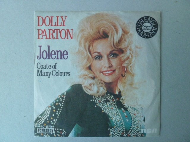 Dollyt Parton Jolene, 7 inch, Ophalen of Verzenden, Zo goed als nieuw, Beschermende buitenhoes