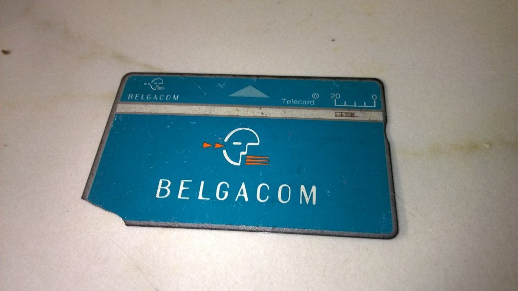 Oude telefoon kaart Belgacom, Verzamelen, Ophalen of Verzenden, Buitenland
