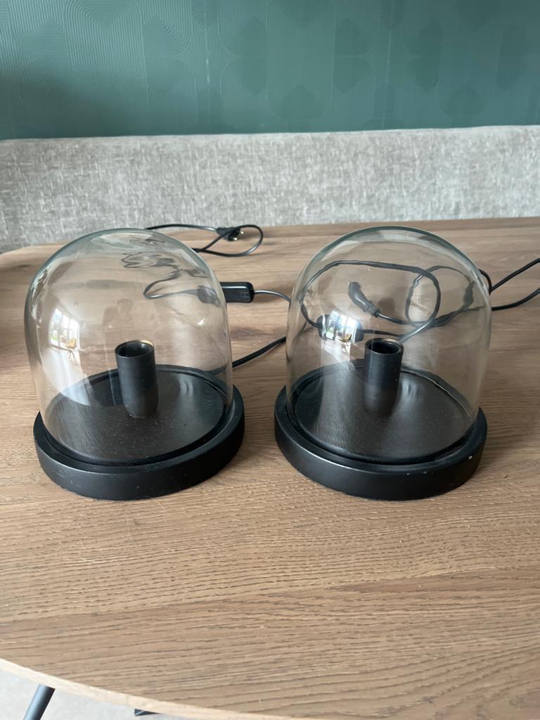 Set van 2 Bepurehome tafellampen E14 - Max 40W, Overige materialen, Gebruikt, Overige typen, Ophalen of Verzenden