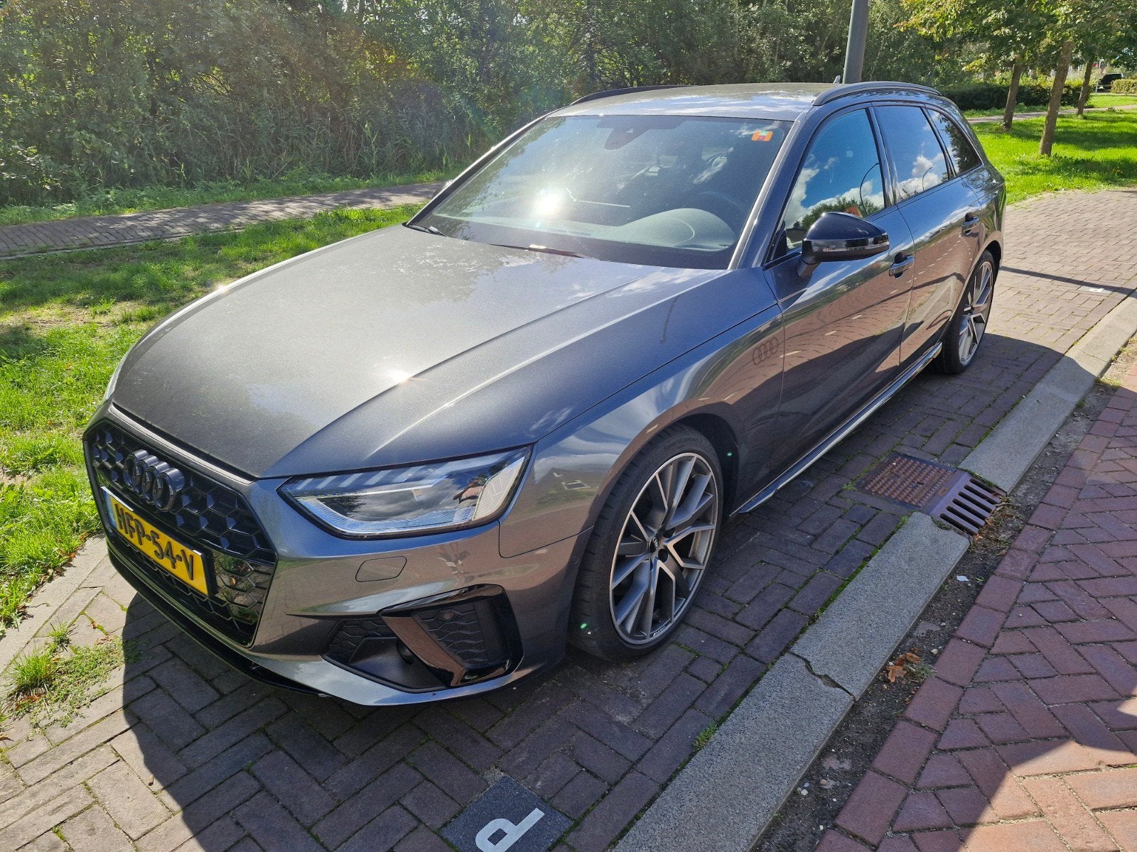 Audi A4 45 Tfsi Quattro 245pk 3x S-line s-tronic, Auto's, Automaat, Zwart, 4 cilinders, 1984 cc