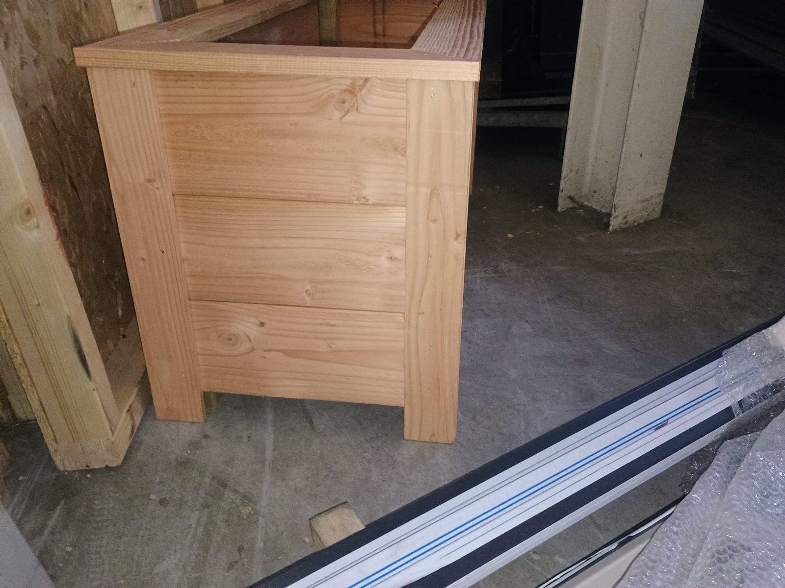 Douglas onbewerkt plantenbak - Maat nader te bepalen, Ophalen, Balkon, Nieuw, 60 tot 100 cm