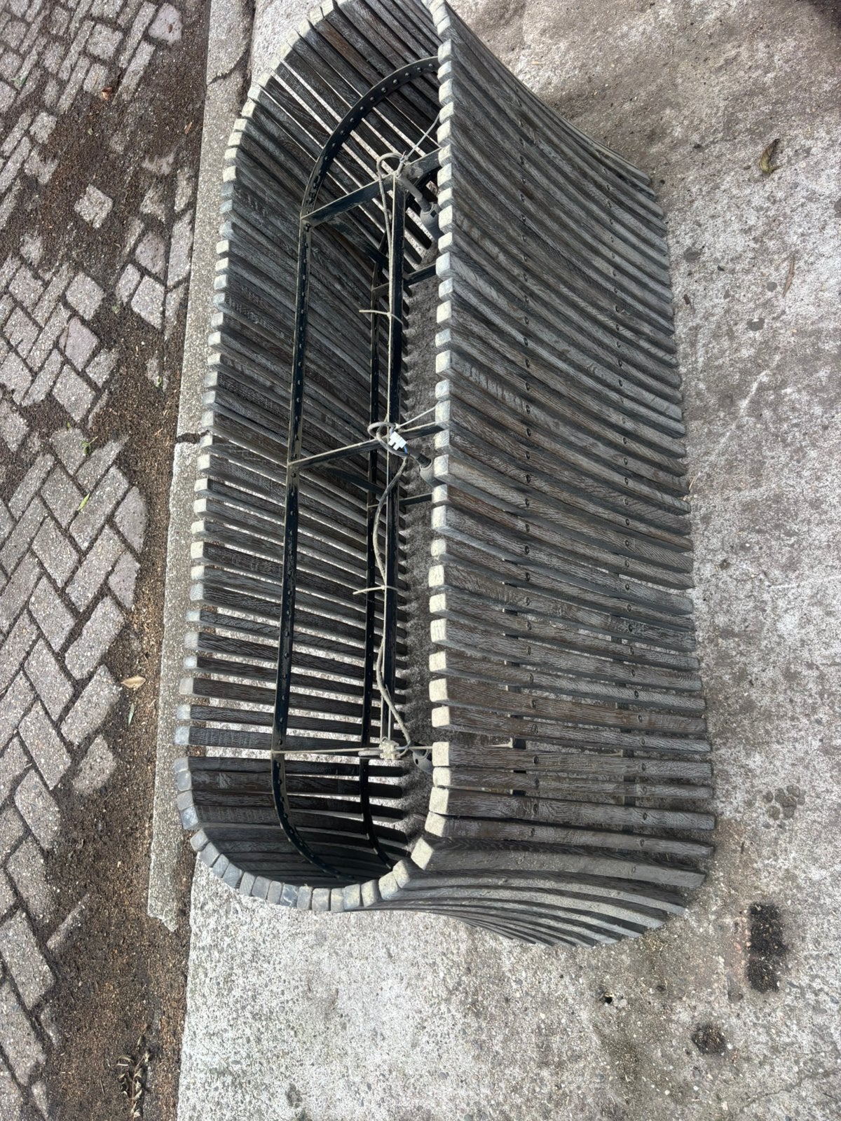 Disignerlamp, Ophalen, Gebruikt, Hout, Overige fittingen