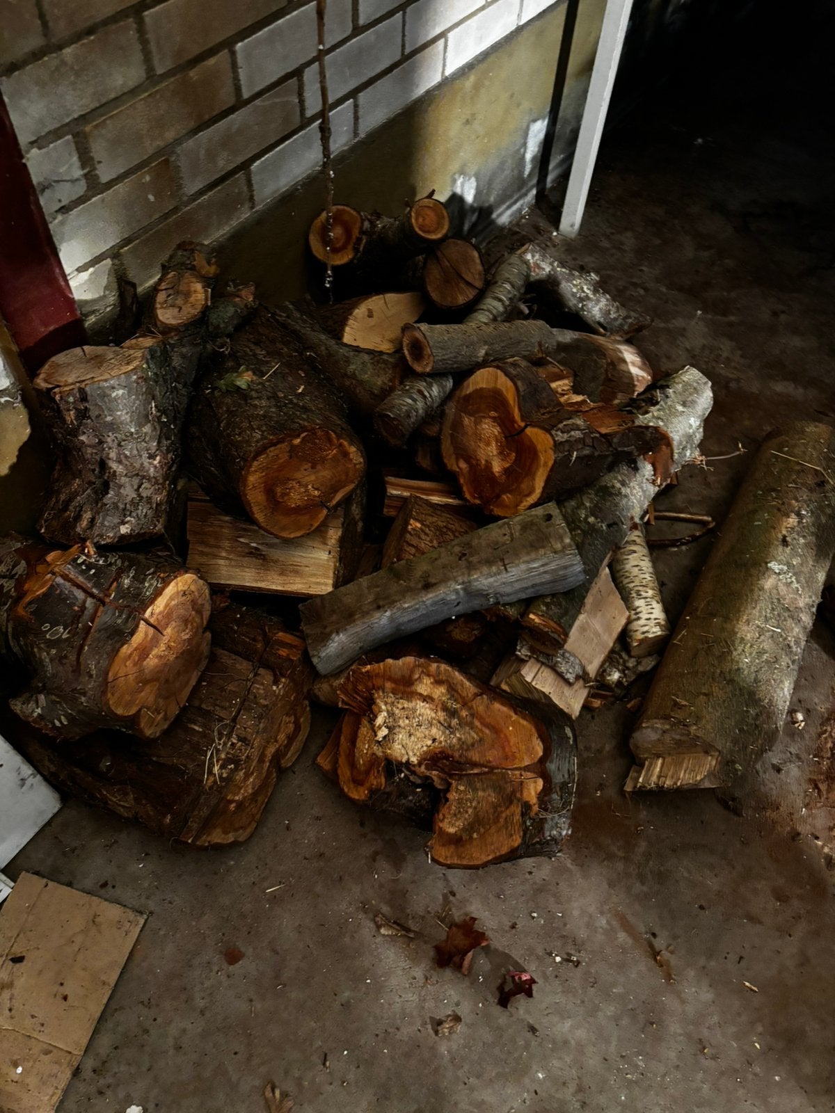 Gemengd gedroogd hout, Minder dan 3 m³, Ophalen
