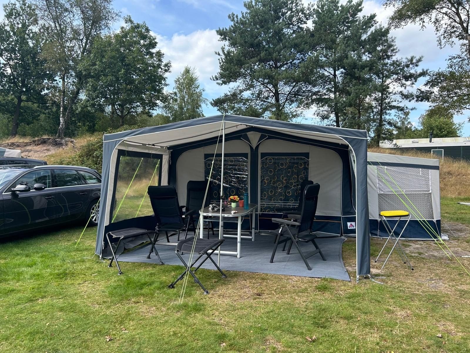 Voortentluifel Dorema Palma, Caravans en Kamperen, Caravans, Tot en met 2, Particulier, Knaus, Overige