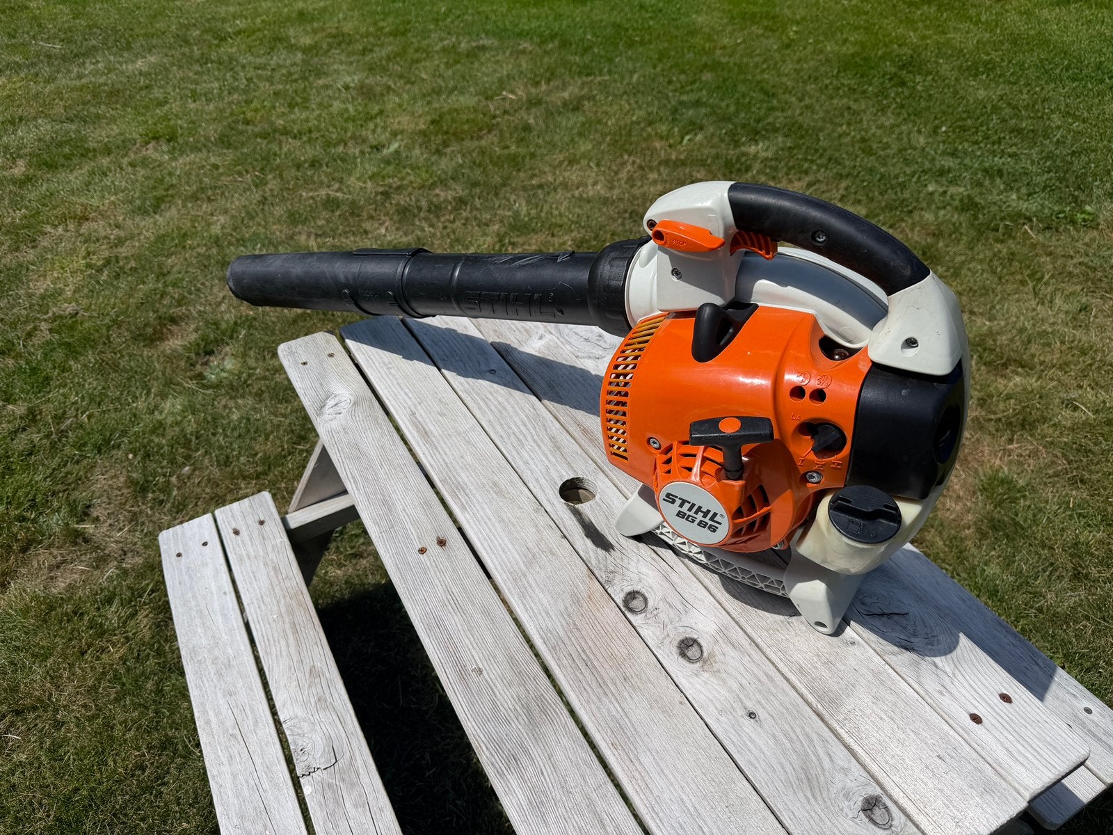‼️Stihl bg86 bladblazer‼️, Ophalen, Zo goed als nieuw, Benzine