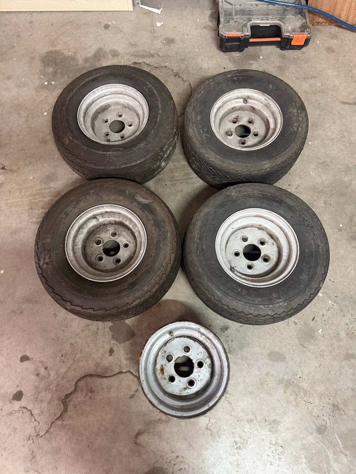 Aanhanger wielen, Auto diversen, Ophalen, Gebruikt