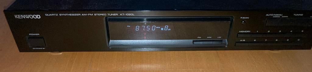 Kenwood KT-1020L AM/MW/FM Stereo Tuner, Ophalen, Zo goed als nieuw, Analoog
