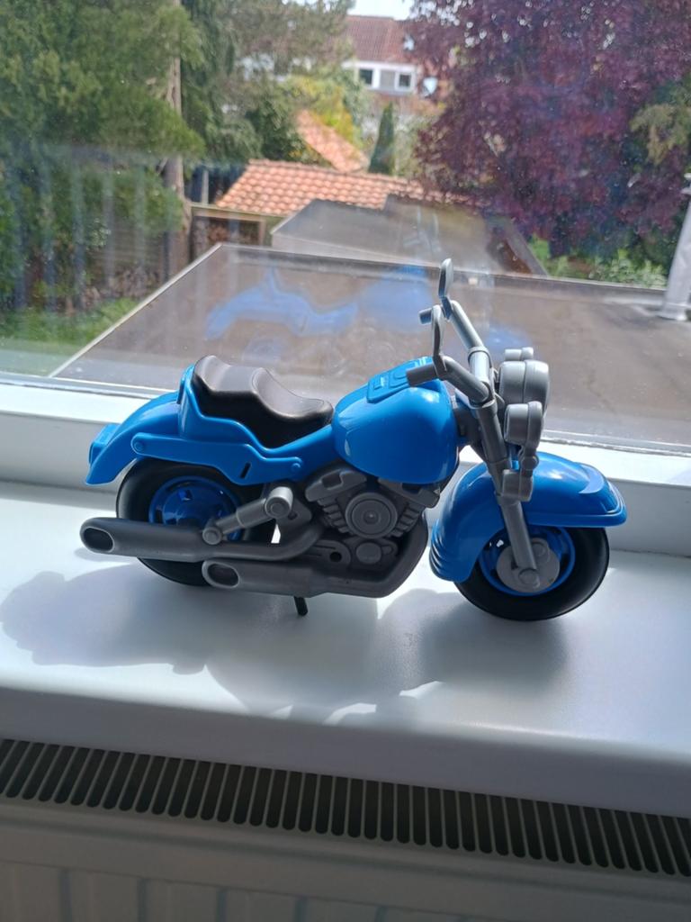Speelgoedmotor blauw/zwart, Ophalen of Verzenden, Jongen of Meisje