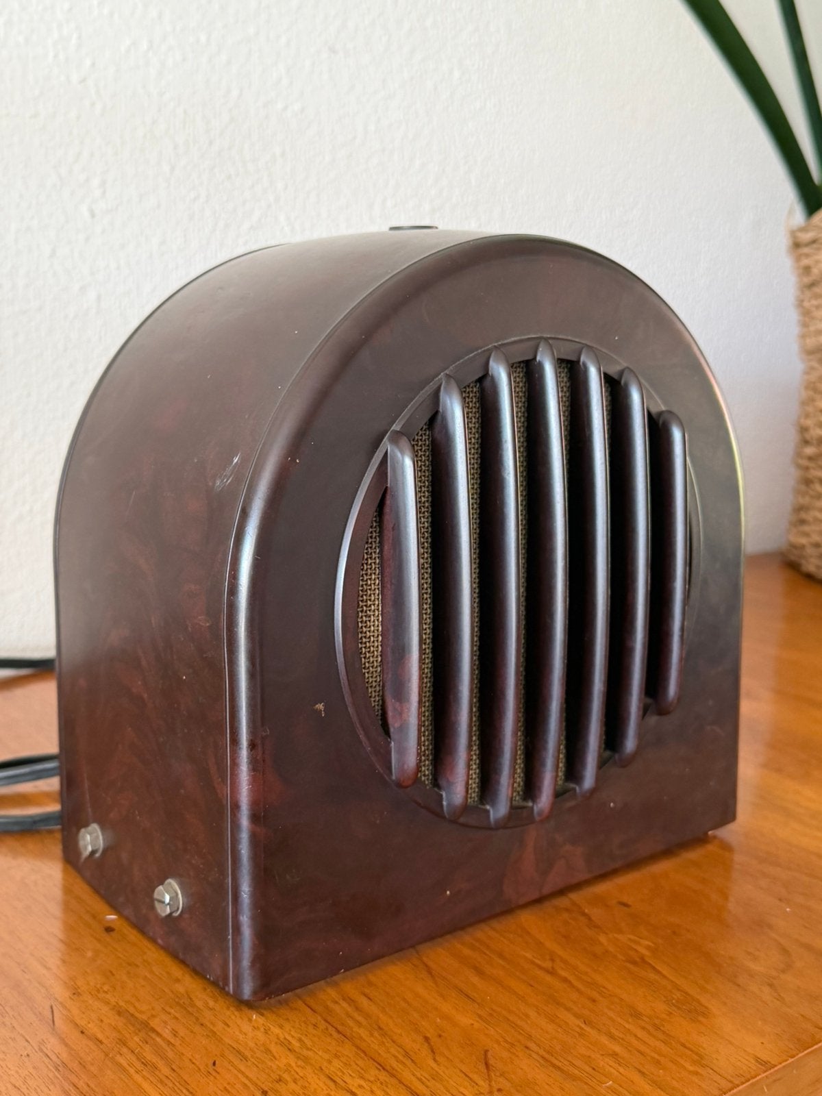 Philips 9846 bakeliet speaker, Nederlandsche Spoorwegen, Ophalen of Verzenden