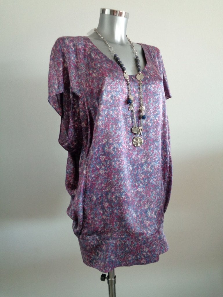 Ilja Visser zijden tuniek, maat 2 - medium, nieuw, kaartje, Kleding | Dames, Maat 38/40 (M), Overige kleuren, Nieuw, Ophalen of Verzenden