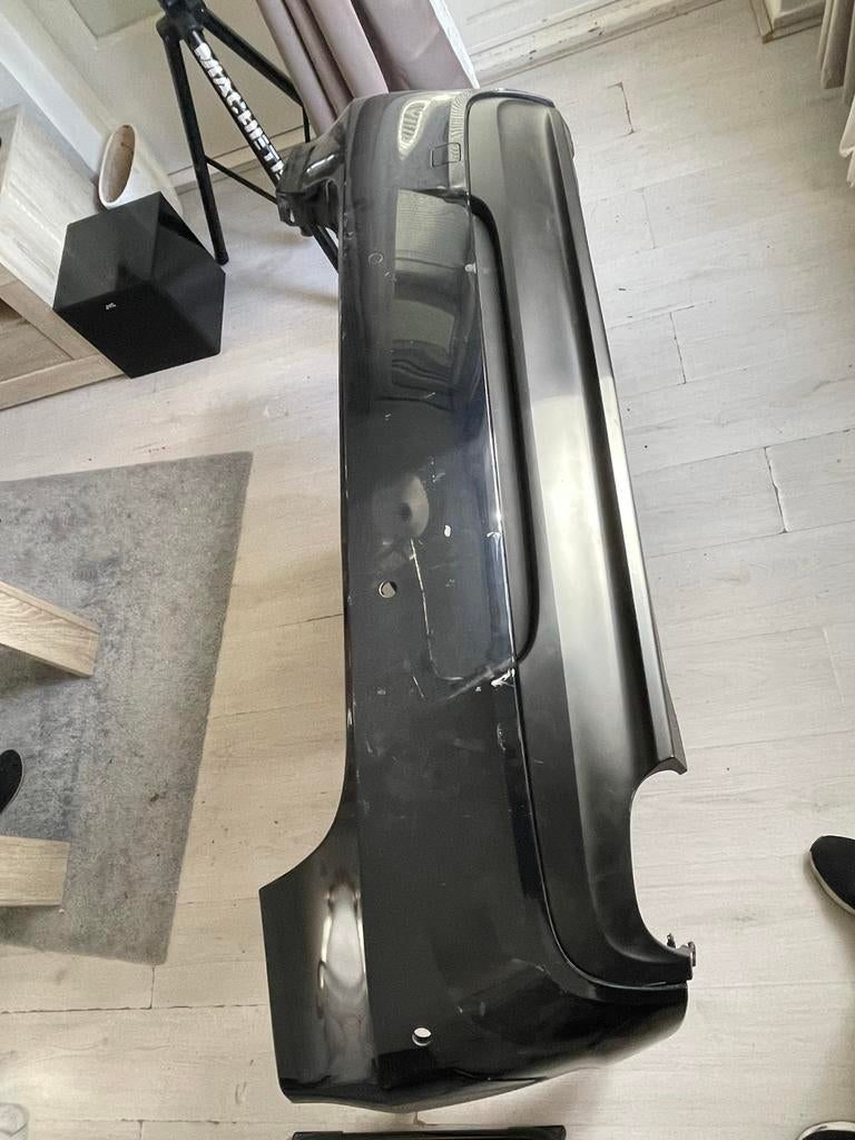 BMW E90 achterbumper M carbonschwarz, Gebruikt, Ophalen of Verzenden, Achter, Bumper