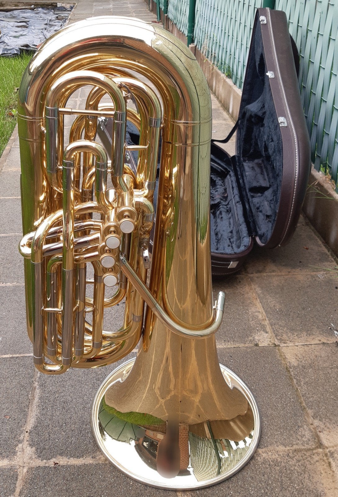 Bastuba Bb Yamaha 621, Ophalen, Gebruikt, Bes-tuba, Met koffer of draagtas