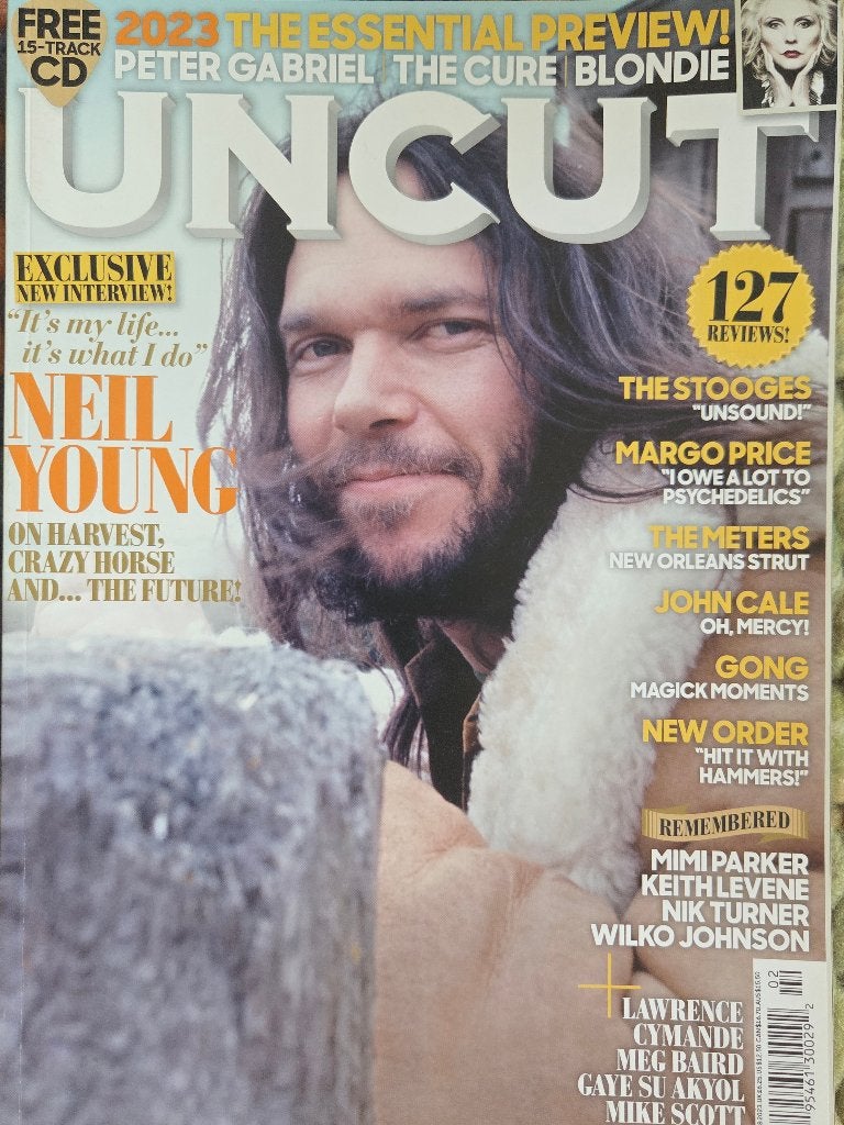 UNCUT 02-2023 Neil Young Iggy Stooges Meters Mimi Parker, Boeken, Ophalen of Verzenden, Zo goed als nieuw, Muziek, Film of Tv
