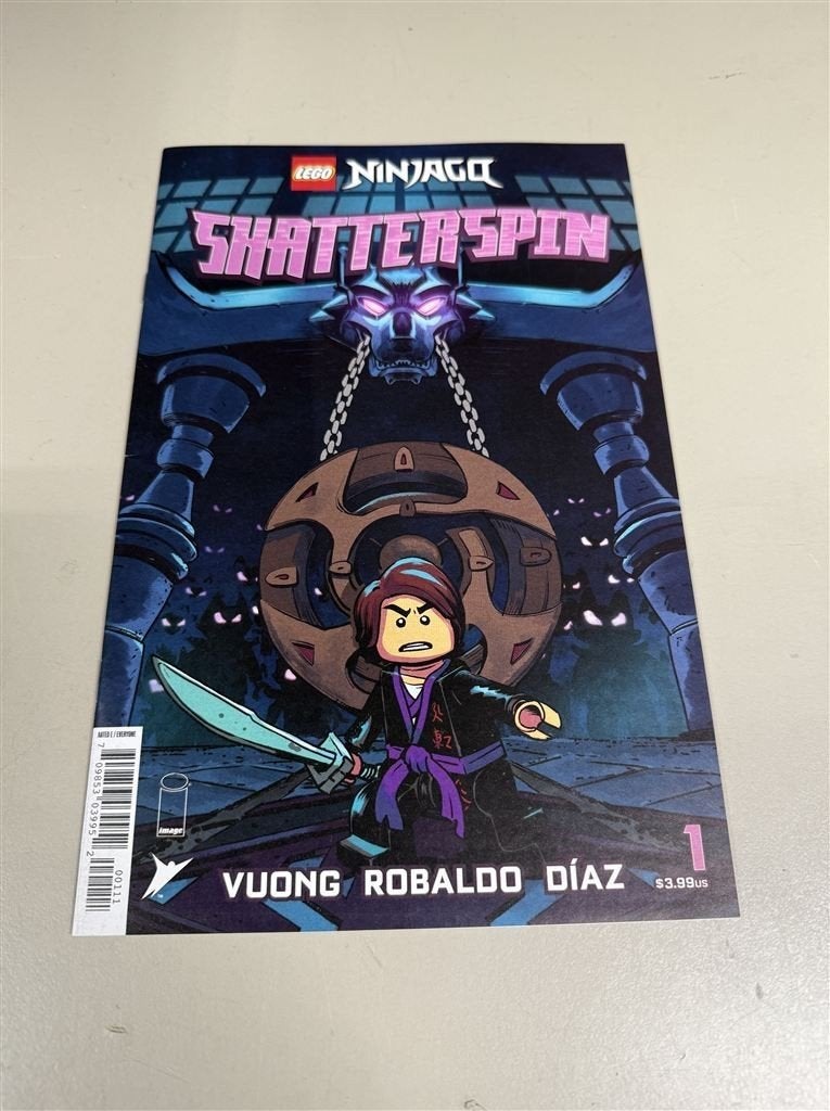 Comic - Lego Ninjago shatterspin 1 crv a diaz 1st print, Eén comic, Ophalen of Verzenden, Zo goed als nieuw, Amerika