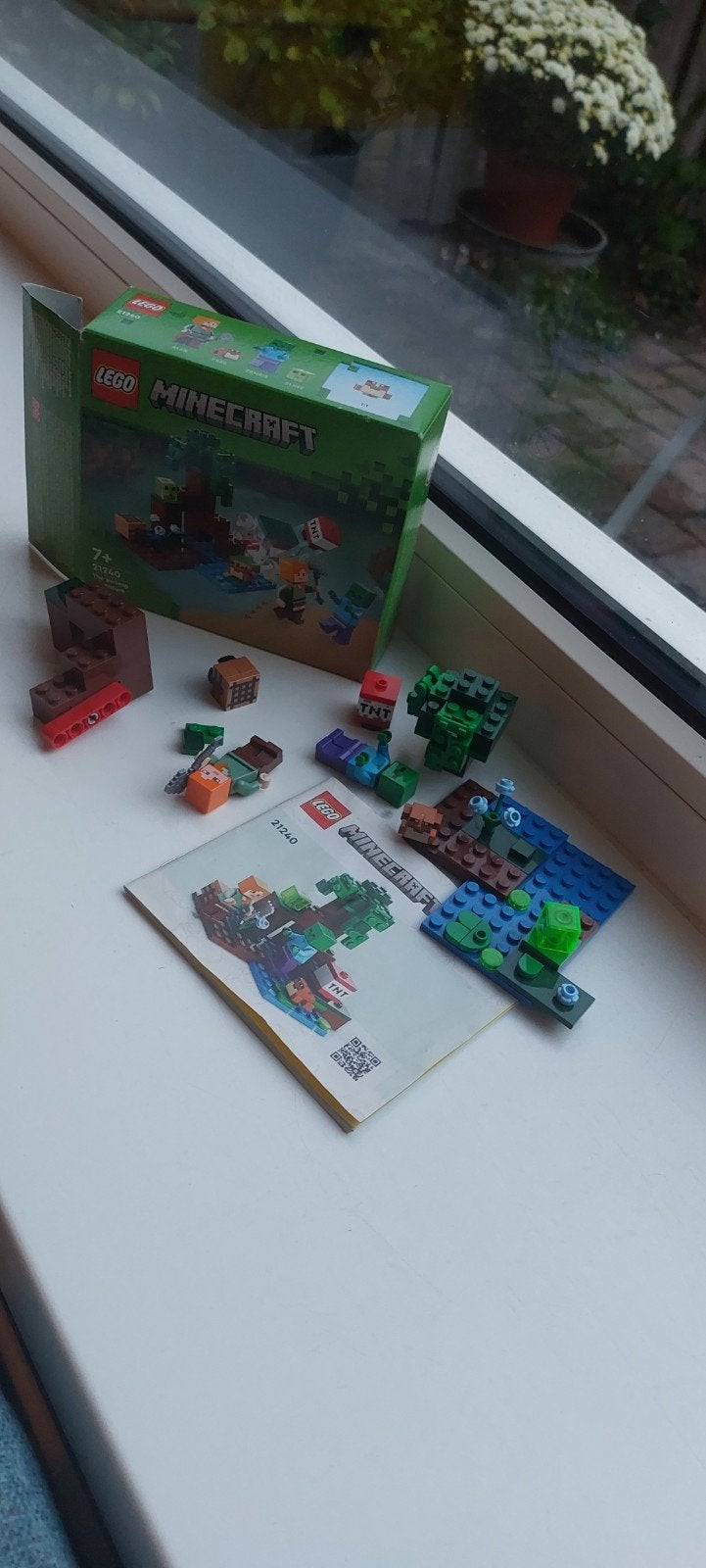 Lego minecraft 21240, Compleet, Lego, Ophalen of Verzenden, Zo goed als nieuw