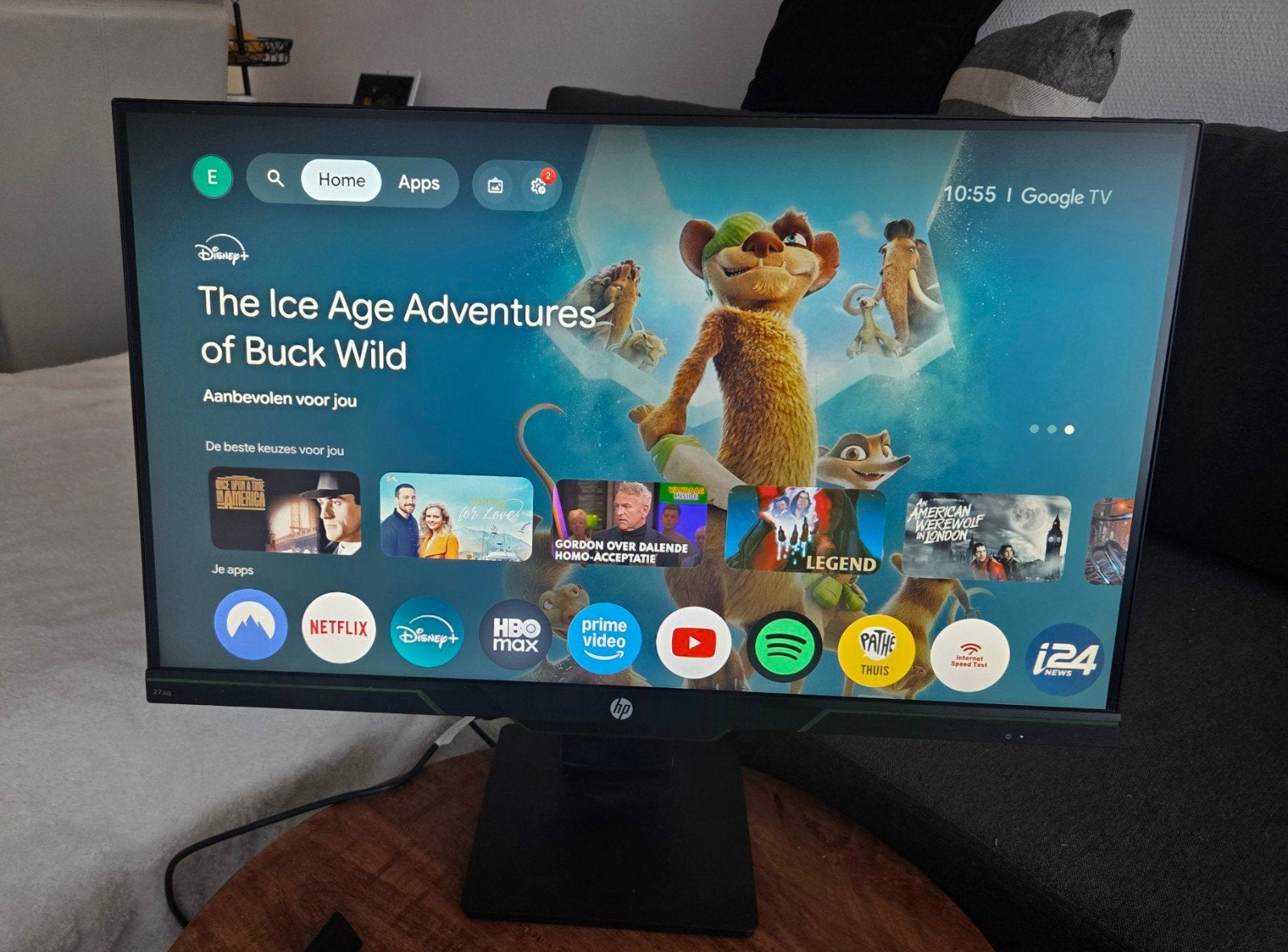 HP 27xq Display/Monitor, IPS, Full HD, Zo goed als nieuw, HP