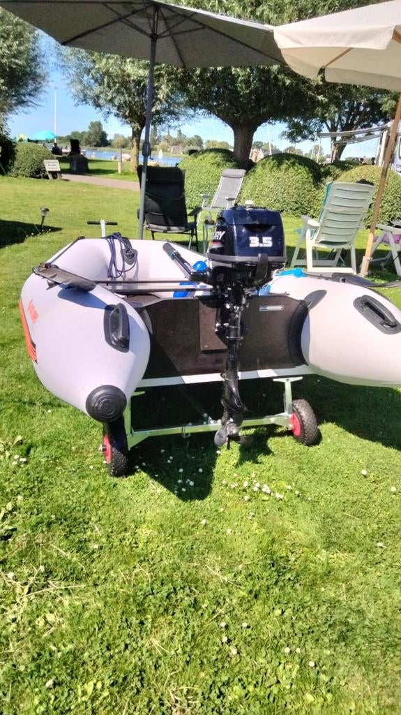 Mooie complete set, Watersport en Boten, Bootonderdelen, Zo goed als nieuw, Overige typen, Motorboot, Ophalen