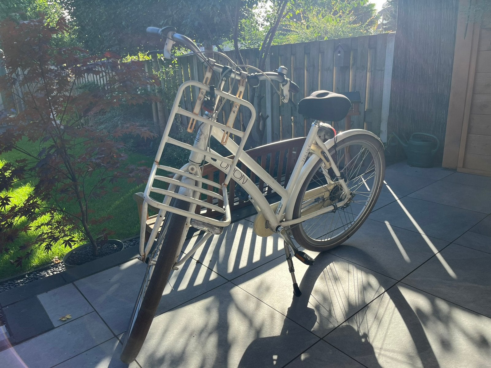 Union dames fiets, Gebruikt, Versnellingen, Schijfrem, Ophalen