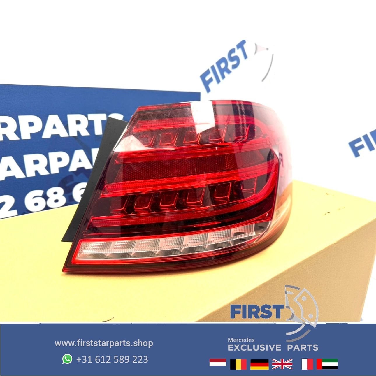 W212 LED ACHTERLICHT A2129060803 FACELIFT E KLASSE RECHTS E6, Auto-onderdelen, Gebruikt, -, Ophalen of Verzenden, -
