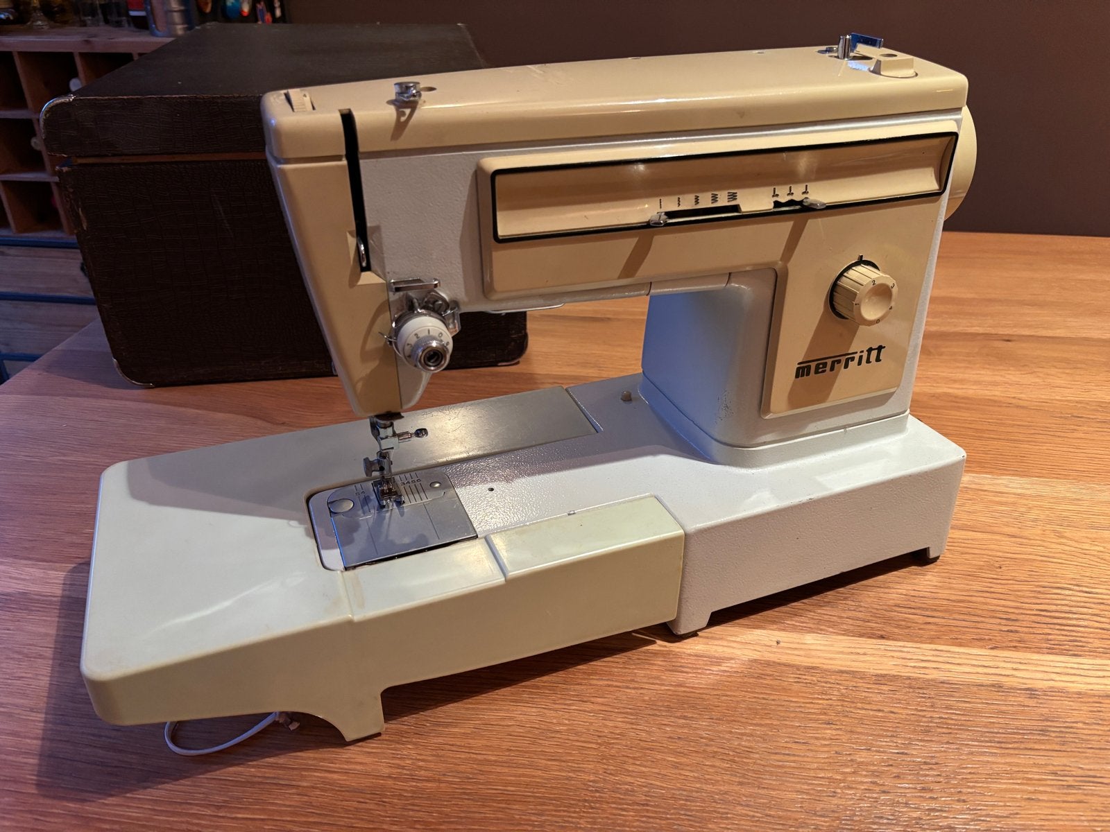 Singer Merritt 161 Naaimachine met koffer, Ophalen, Gebruikt, Naaimachine, Singer