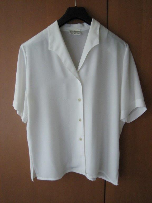 Prachtige witte bloes (of combi) van Sommermann 40 snazzeys, Maat 38/40 (M), Wit, Nieuw, Verzenden
