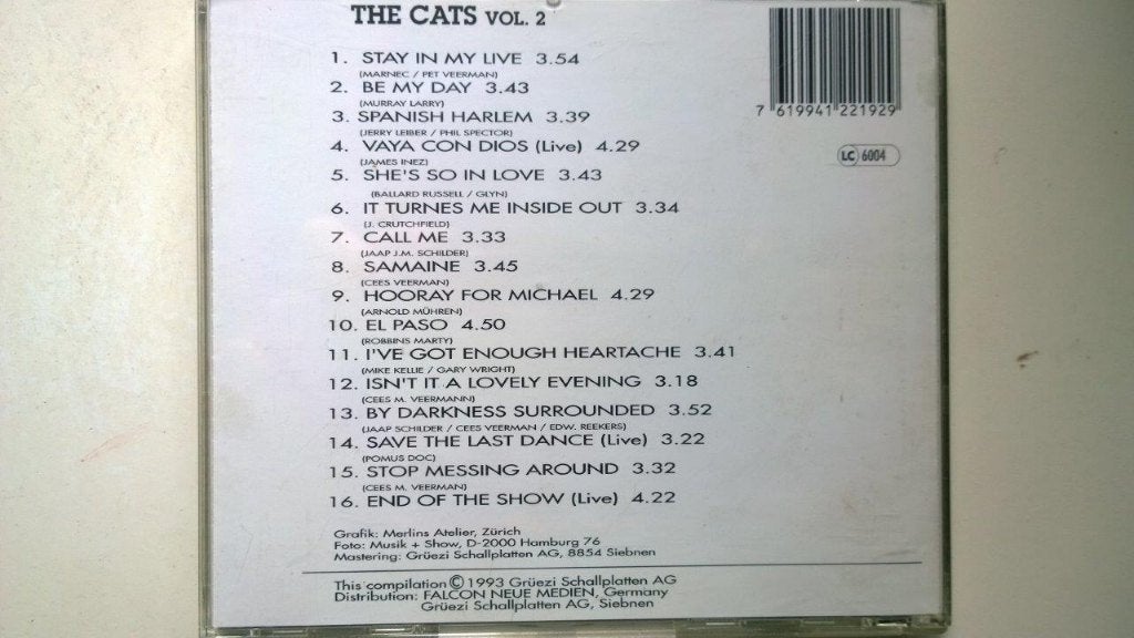 The Cats - Vol. 2 Spanish Harlem, Ophalen of Verzenden, Zo goed als nieuw, Pop, Album
