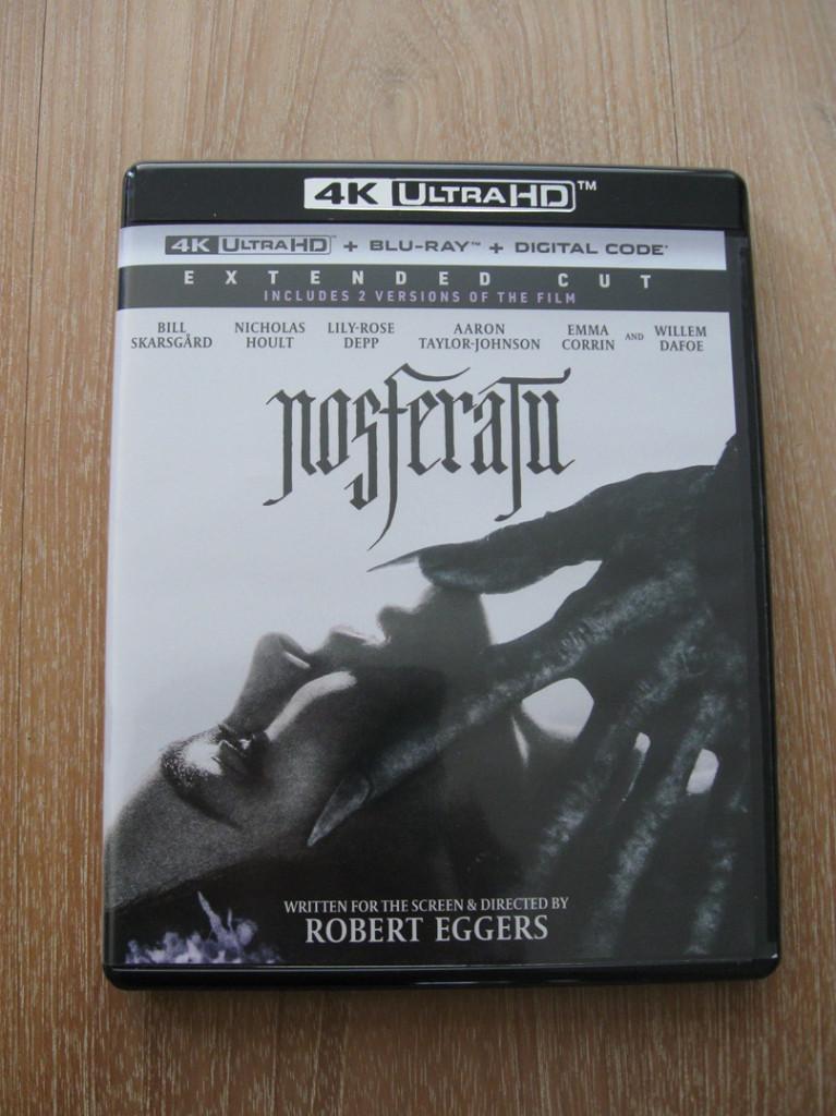 4K UHD Blu-ray (2 Discs) Nosferatu (2024) (US uitgave), Ophalen of Verzenden, Zo goed als nieuw, Horror