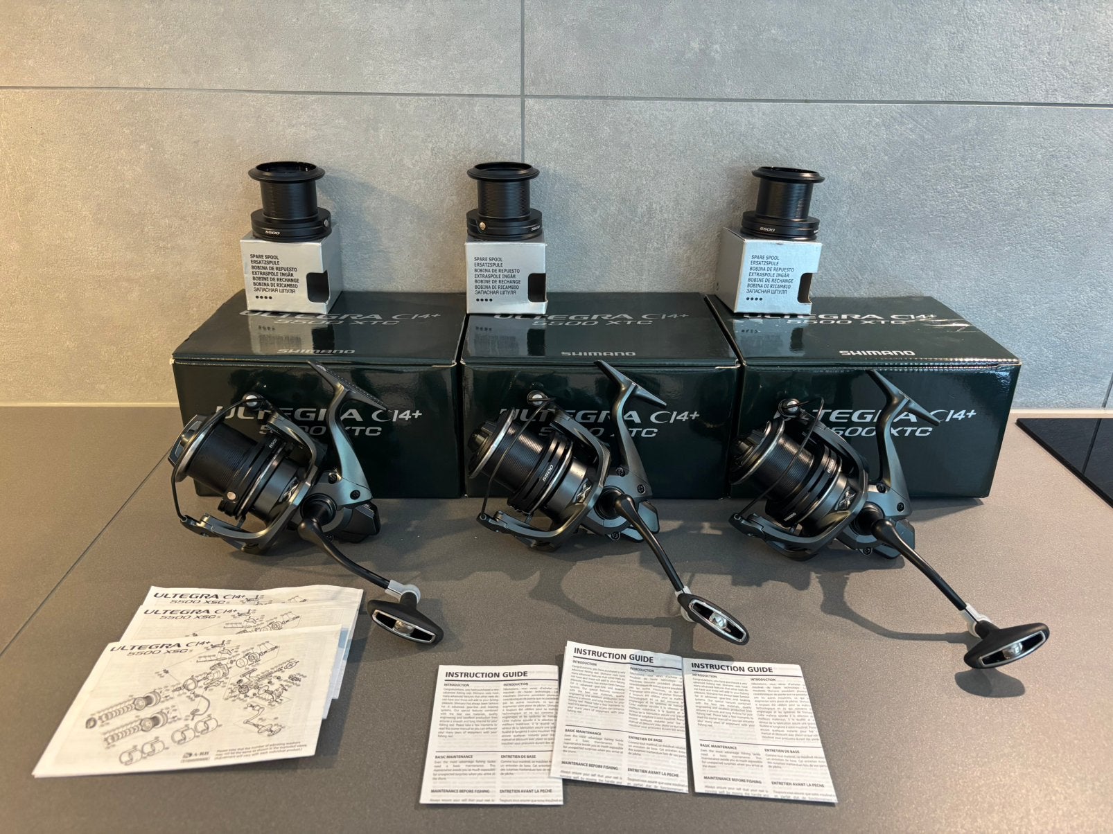 Shimano ultegra 5500 xtc ci4+, Watersport en Boten, Hengelsport | Karpervissen, Ophalen of Verzenden, Zo goed als nieuw, Molen