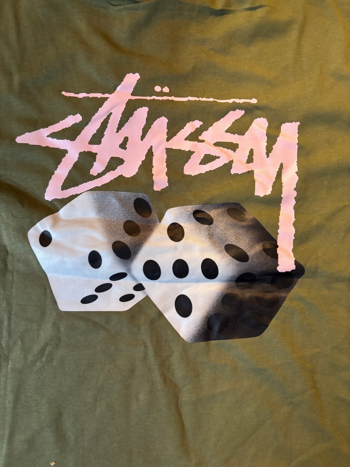 Stussy Longsleeve Dice Logo - Origineel & Nieuw, Ophalen of Verzenden, Nieuw, Maat 46 (S) of kleiner, Groen