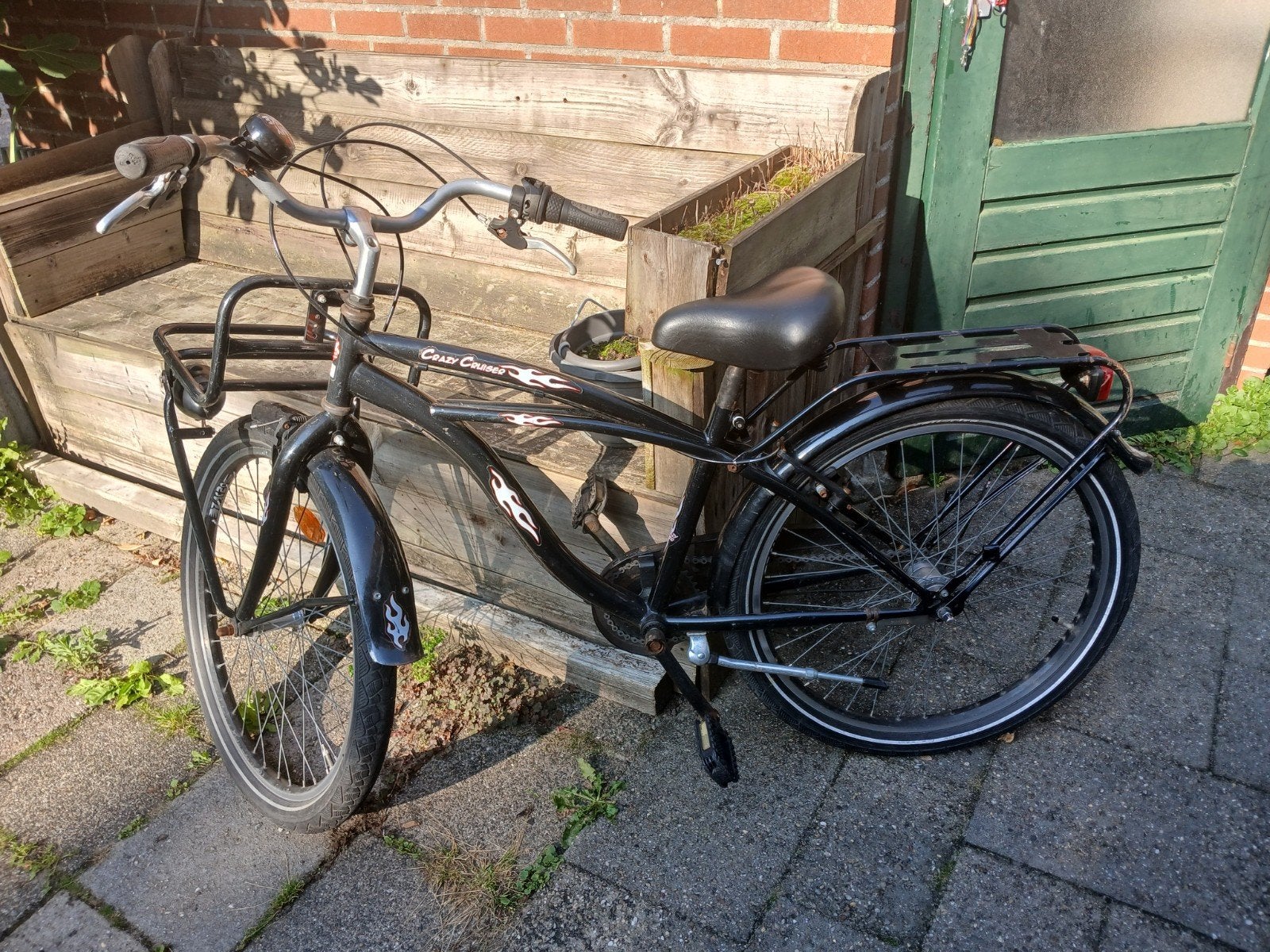 Stoere jongensfiets 24 inch 8 tot 12 jaar., Fietsen en Brommers, Terugtraprem, Gebruikt, Versnellingen, Minder dan 47 cm