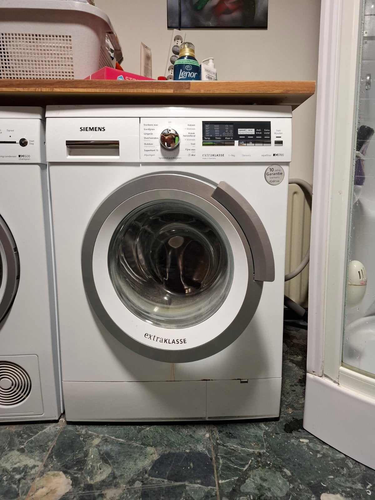 Siemens iQ700 extraKlasse wasmachine 9kg, Witgoed en Apparatuur, Wasmachines, Ophalen, Gebruikt, 8 tot 10 kg, 1600 toeren of meer