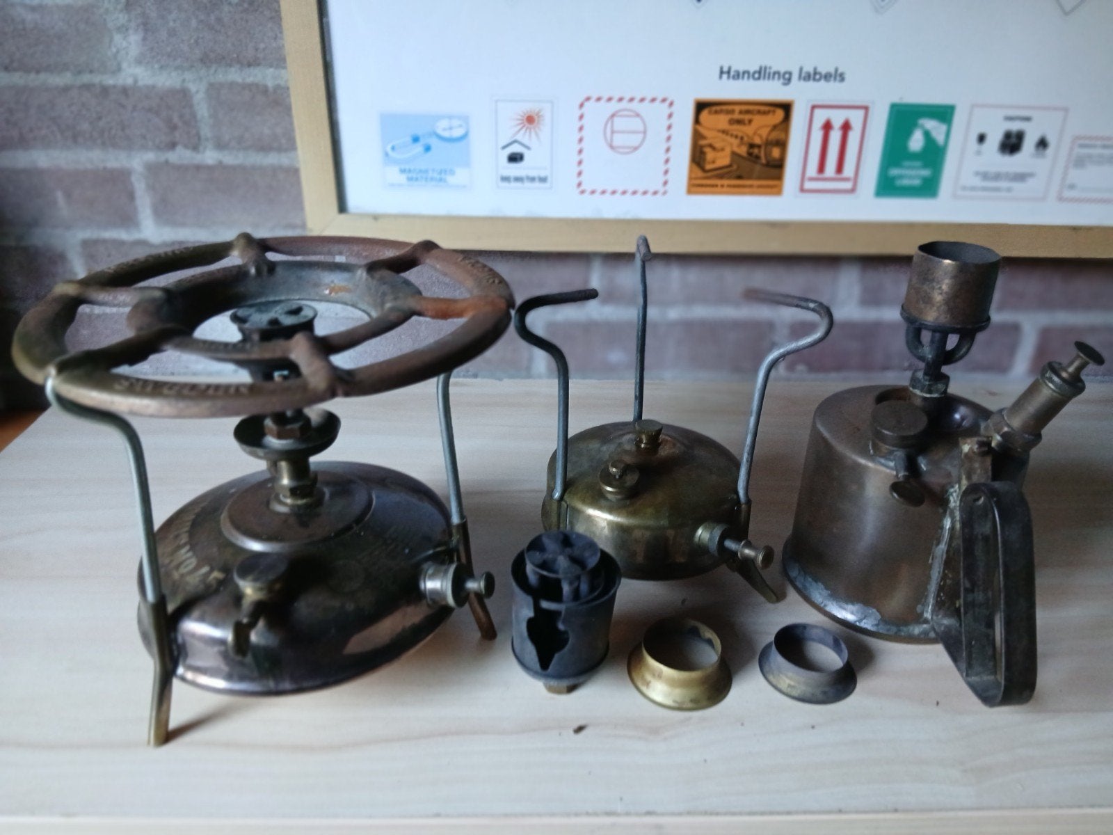 Vintage Optimus Petroleum Kooktoestellen en Soldeerbrander, Antiek en Kunst, Ophalen