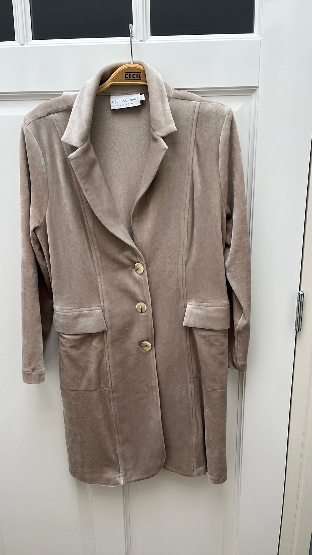 Helena Hart blazer maat L, Kleding | Dames, Ophalen of Verzenden, Zo goed als nieuw, Maat 42/44 (L), Beige