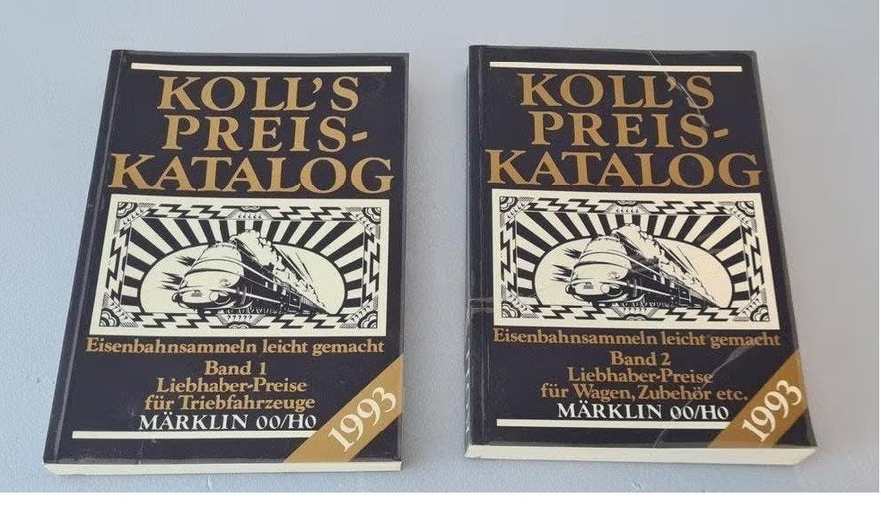 Koll Märklin 1993 Deel 1+2, Wisselstroom, Verzenden, Boek, Tijdschrift of Catalogus, Zo goed als nieuw