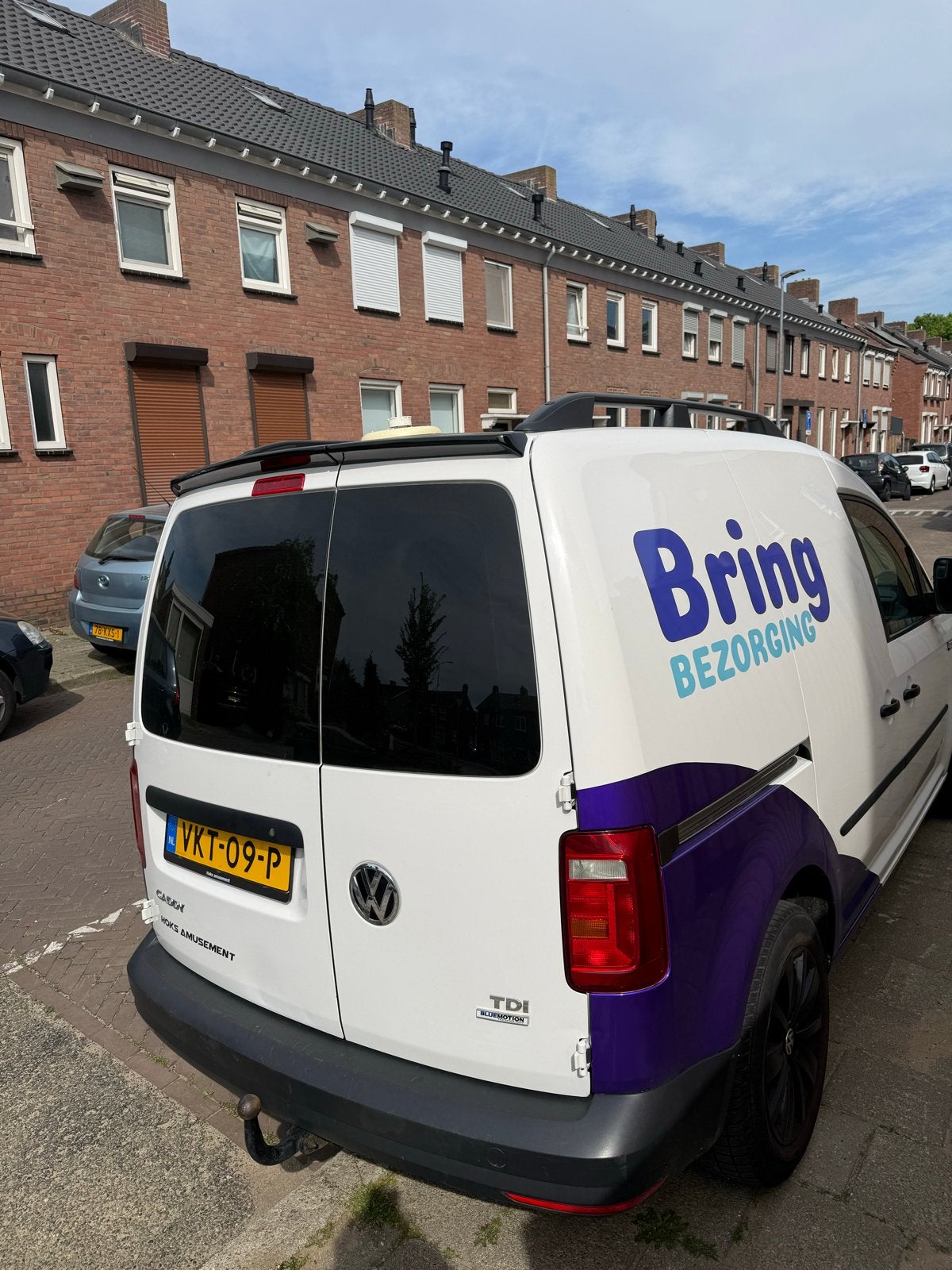 Volkswagen Caddy 2.0 D 55KW 2016 Wit, Auto's, Voorwielaandrijving, Trekhaak, 1380 kg, Euro 6