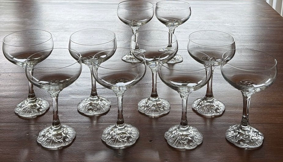 8 (+2) Rosenthal Monbijou coupes, Verzamelen, Glas en Borrelglaasjes, Ophalen of Verzenden, Zo goed als nieuw, Overige typen