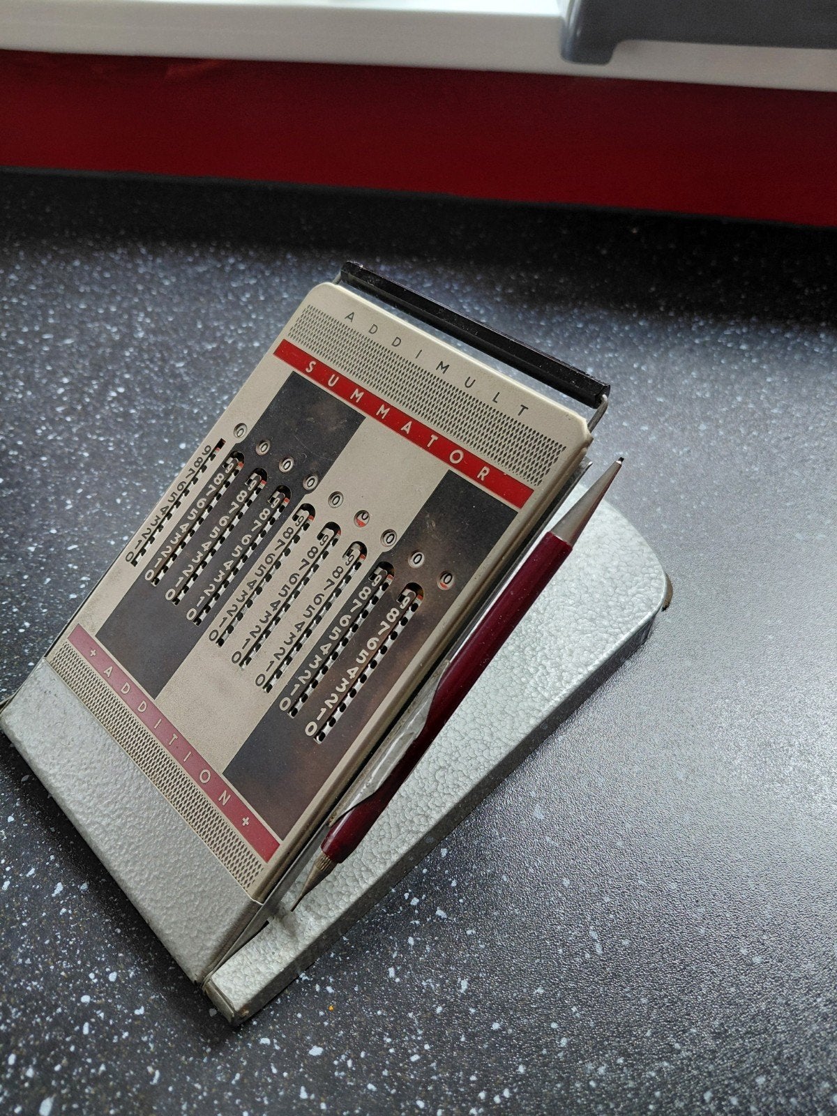 Mechanische calculator Addimult, Antiek en Kunst, Antiek | Kantoor en Zakelijk, Ophalen of Verzenden
