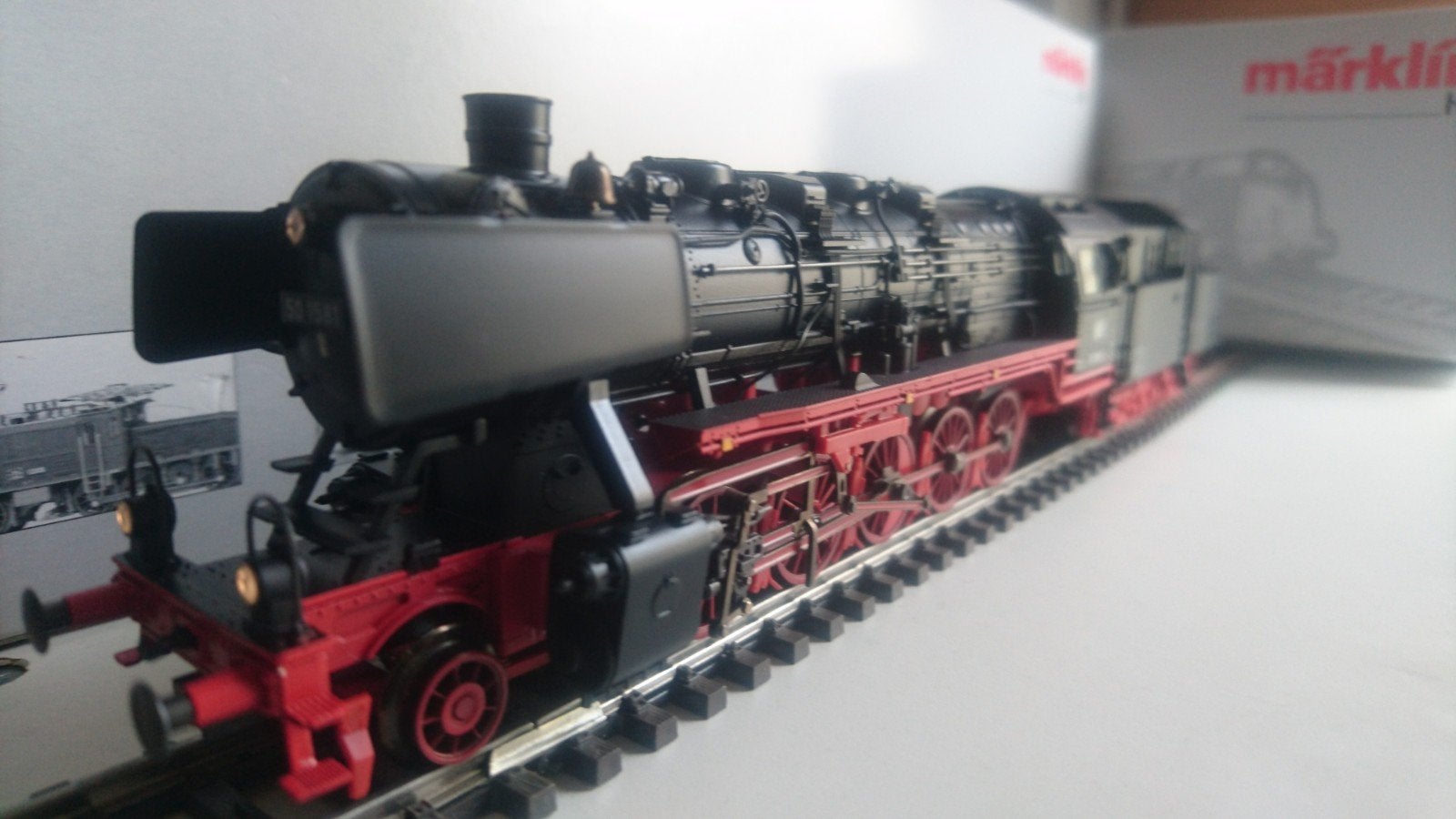 Marklin  Stoomloc BR50 Cabinetender DB  MfxPLUS+Geluid 37835, Ophalen, Wisselstroom, Locomotief, Zo goed als nieuw