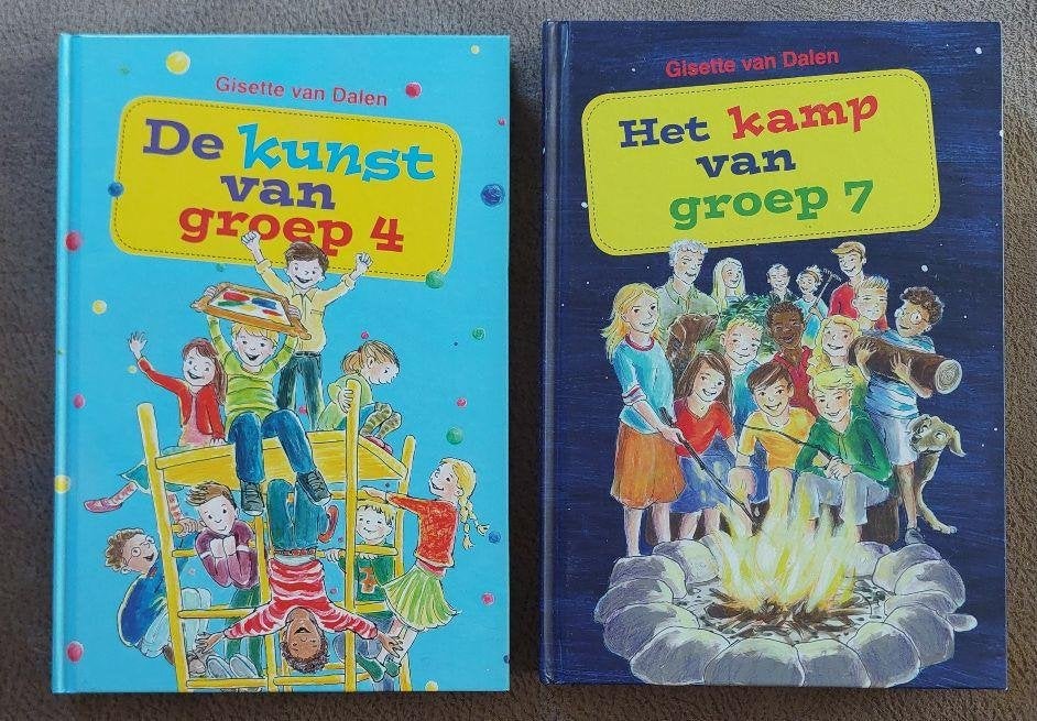 Gisette van Dalen: De kunst van groep 4 en Kamp van groep 7, Ophalen of Verzenden, Zo goed als nieuw, Fictie algemeen