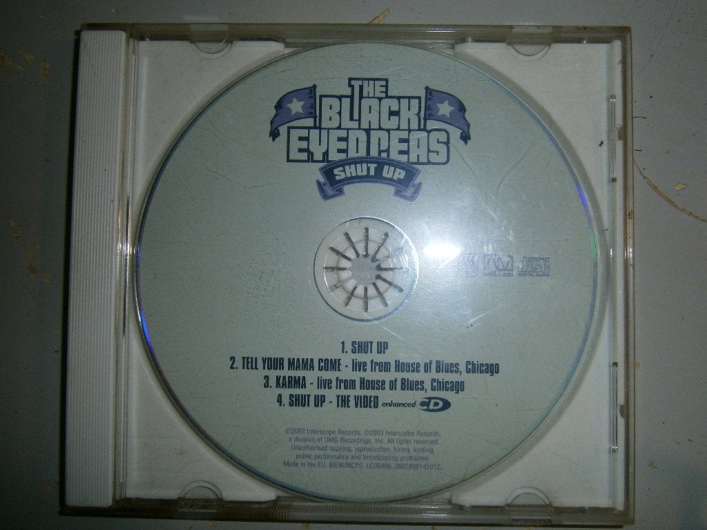 The Black Eyed Peas – Shut Up. 2003. CD Maxi-Single Enhanced, Ophalen, Gebruikt, Eerste persing, R&B en Soul