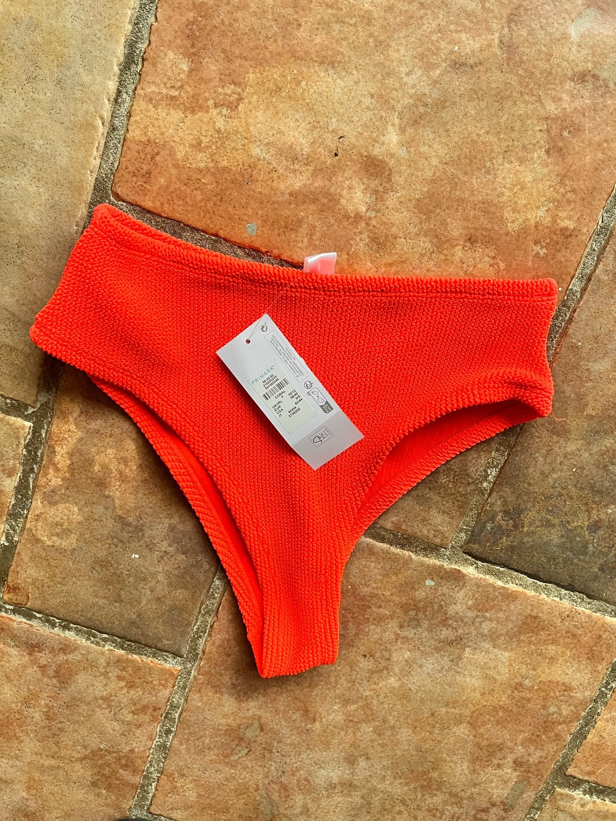 Primark koraalrode bikini broekje, nieuw met kaartje, Ophalen of Verzenden, Nieuw, Oranje, Bikini